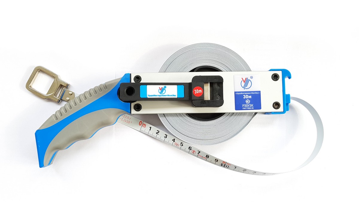 Рулетка Р30УЗК 3 кл.точ. с поверкой ГОСТ 7502-98 конструкция Б1