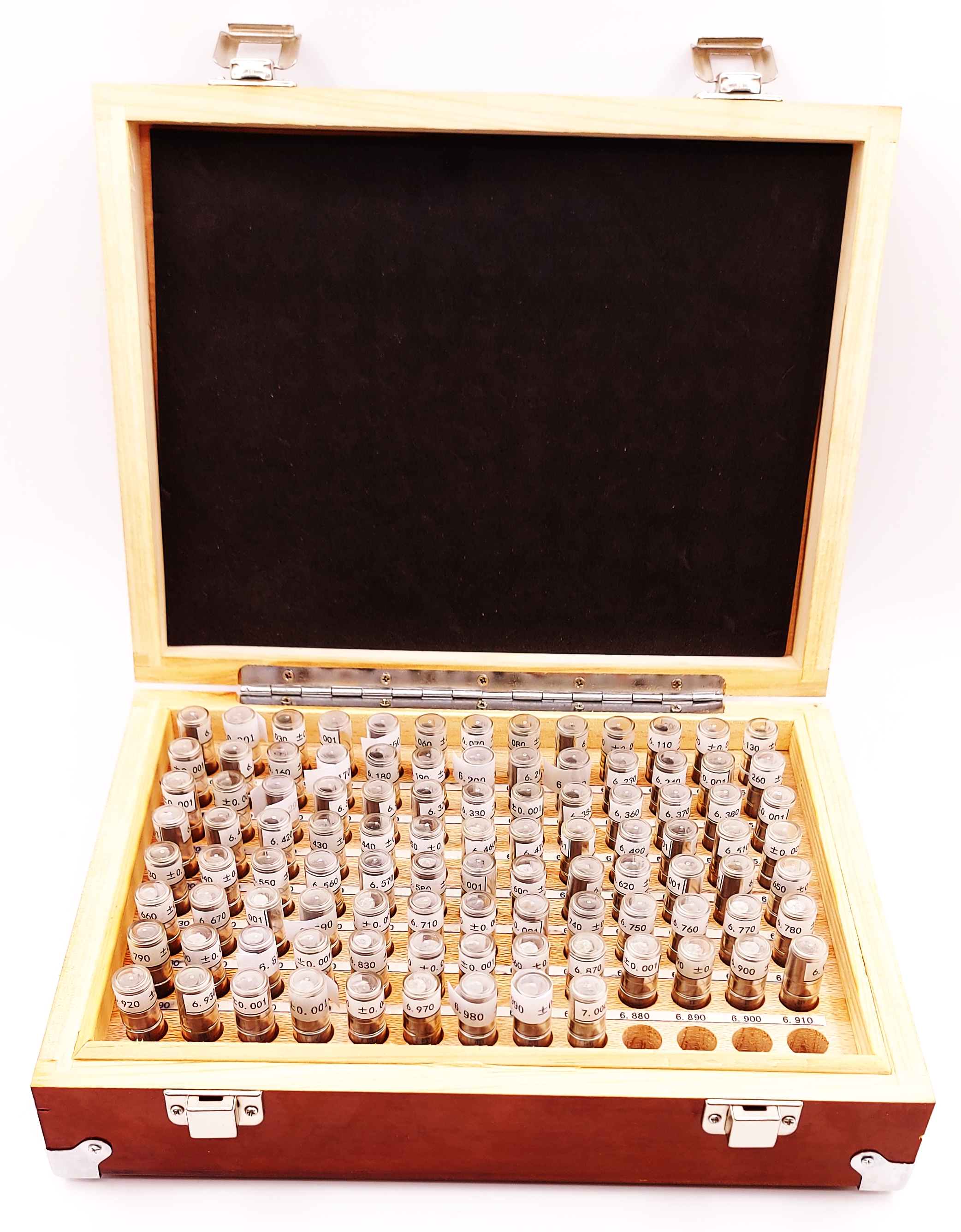 Набор гл.калибров 6,01-7,0 +/-0,001 шаг 0,01 100 шт1