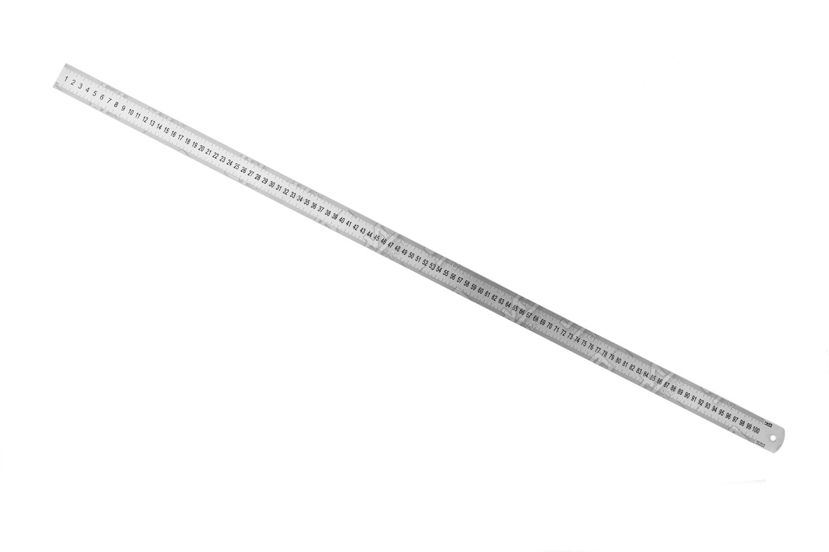 Линейка стальная измерительная 1000мм ЧИЗ1