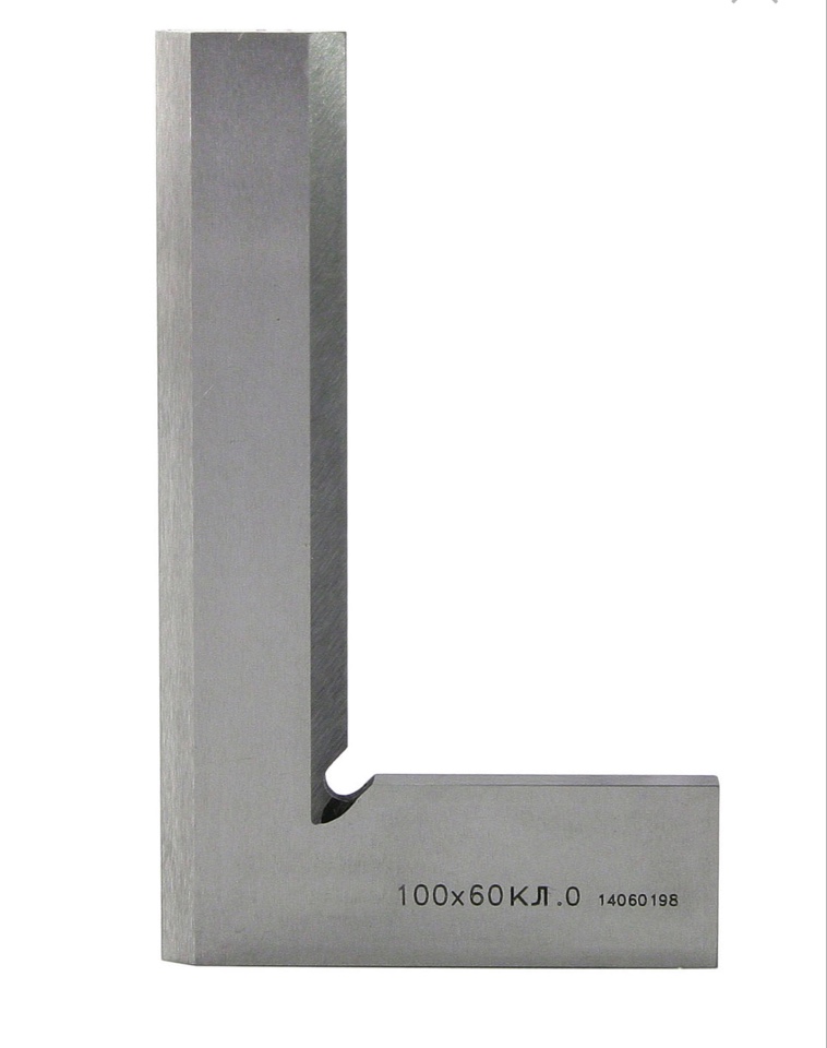 Угольник лекальный УЛП 100х60 кл.1 ЧИЗ1