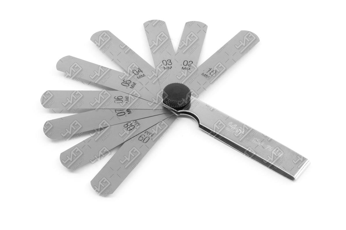 Набор щупов №1 70 мм (75 мм) 0,02-0,1 ЧИЗ1