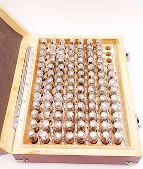 Набор гл.калибров 7,01-8,0 +/-0,001 шаг 0,01 100 шт. Фото N3