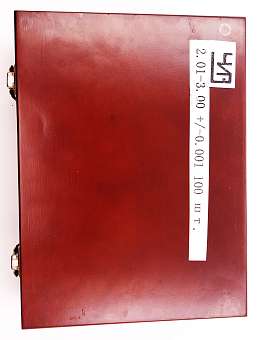 Набор гл.калибров 2,01- 3,0 +/-0,001 шаг 0,01 100 шт. Фото N2