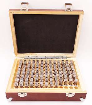 Набор гл.калибров 9,01-10,0 +/-0,001 шаг 0,01 100 шт