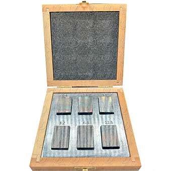 Образцы шероховатости ОШС-ФТ (Ra12,5; Ra6,3; Ra3,2; Ra1,6; Ra0,8; Ra0,4) стальные ГОСТ 9378-93. Фото N3