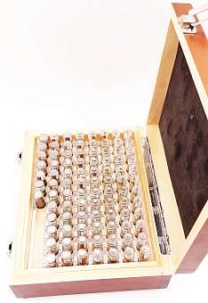 Набор гл.калибров 1,0-10,0 +/-0,001 шаг 0,1 91 шт. Фото N3