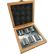 Образцы шероховатости ОШС-ШЦ (Ra3,2; Ra1,6; Ra0,8; Ra0,4; Ra0,2; Ra0,1) стальные ГОСТ 9378-93. Фото N2