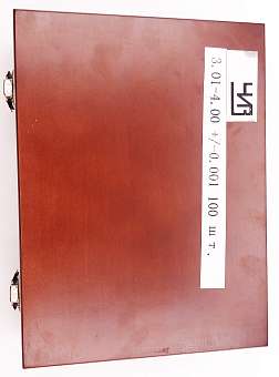 Набор гл.калибров 3,01- 4,0 +/-0,001 шаг 0,01 100 шт. Фото N2