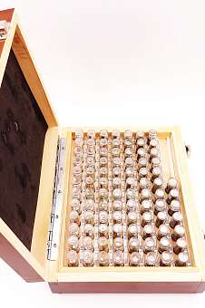 Набор гл.калибров 1,0-10,0 +/-0,001 шаг 0,1 91 шт. Фото N2